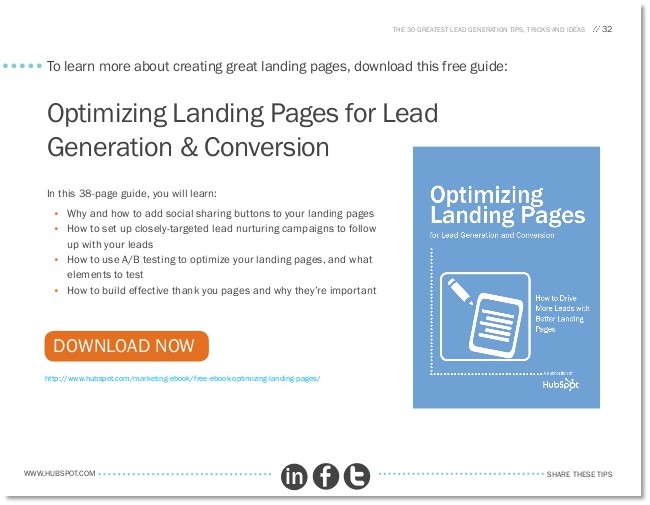 Hubspot Landing Page